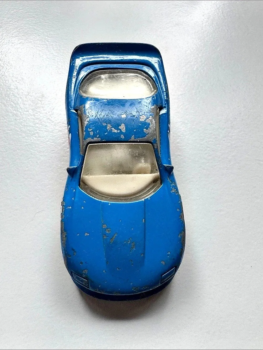 Hot Wheels Vintage Blue & White Die-Cast Car